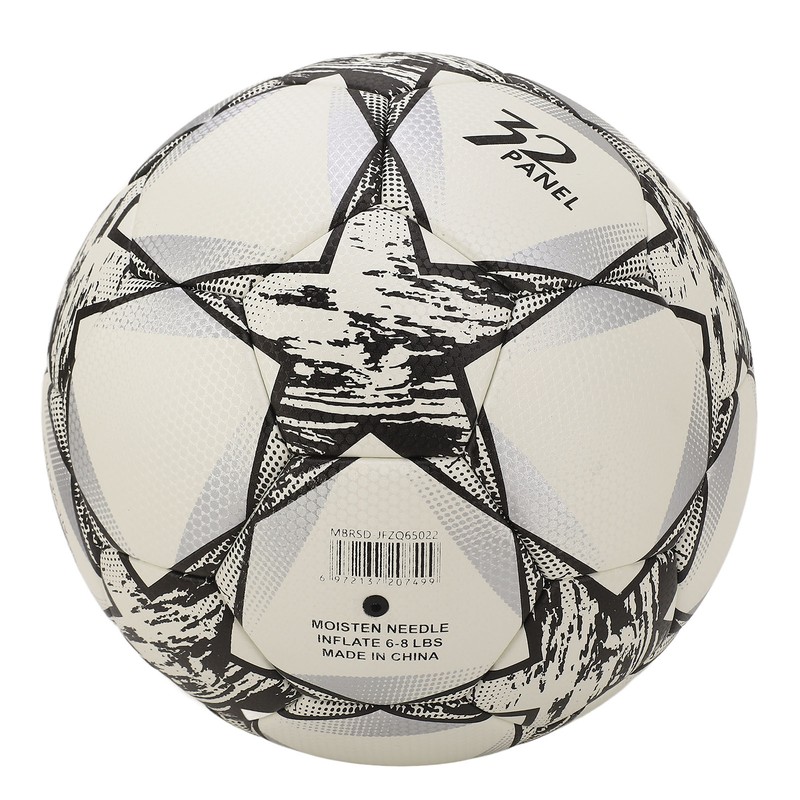 Soccer Ball Size 5 High Elasticity Kick Resistant PU Leather