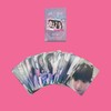 Neffliwe 50 Pcs kpop Laser Photocards Kpop album lomo cards