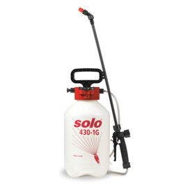 Solo 430-1G 1-Gallon Handheld Farm and Garden Sprayer, with Shut-off Valve and Unbreakable Wand, White