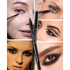 LYSdefeu Gel Eyeliner-1Pcs Brown Gel Eyeliner with Sharpener, Smudge Proof