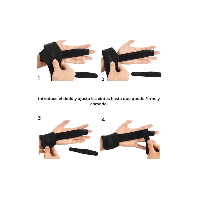 Férula Inmovilizadora para Pulgar y Dedos | Soporte Ortopédico Ajustable