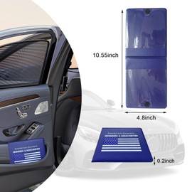 Ziciner Car Registration Insurance Holder, 2Pack Essential Auto Card Document Glove Box Organizer with Velcro Closure, Vehicle Interior Accessories Perfect for Most Car, Truck, SUV