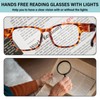 Lighted Magnifying Glasses Rechargeable Reading Glasses with Lights Bright LED