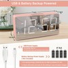 Peakeep Digital Clock, Alarm Clock Battery Backup Powered for Bedrooms