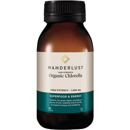 Wanderlust Organic High Strength Chlorella 180 Tablets