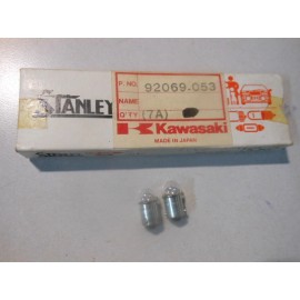 Kawasaki NOS Kawasaki 6V 3W Bulbs 73-75 MC1 74-75 G3 70/74-75 G4 92069-053 Qty 2