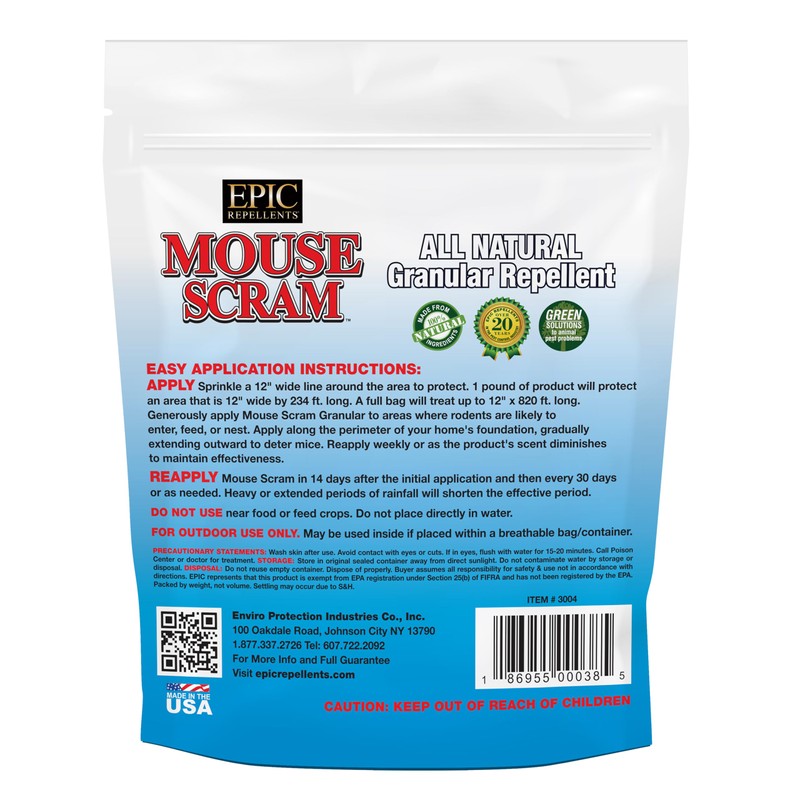 Mouse Scram All Natural Granular Repellent - All-Natural, Animal, People
