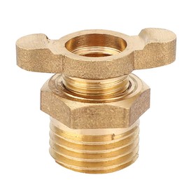 Brass Check Valve, 5Pcs Air Compressor Check Valve Water Drain Valve Brass G1/4 Replacement Kits Air Compressor Accessories