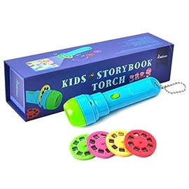 DMZK 32 Scenes Projector Torch Children, Story Projector Toy Four Classic Stories for Children