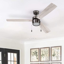 Portage Bay 51453 Madrona Ceiling Fan, 52, Gun Metal