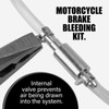UYGTHI Brake Bleeding Kit With One-Way Valve, Motorcycle Brake Bleeding