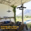 Degruand Solar Shed Gazebo Light Indoor Outdoor, Motion Sensor Pendant
