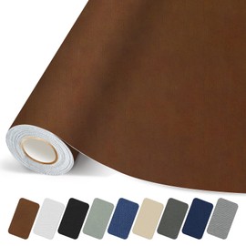 Lifenion Canvas Repair Patch, Strong Sticky Fabric Repair Tape, Self-Adhesive Fabric Patch for Sofas, Tote Bags, Clothing, Car Seats, Furniture (Brown, 3.5X79 Inch)