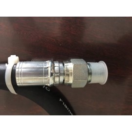 Gator 1/4" x 36" 2-Wire Hydraulic Hose Assembly  with 1 Male Pipe 1 Male Pipe Swivel