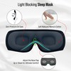 Rugoes 100% Blackout Sleep Mask with Adjustable Nose Flap with