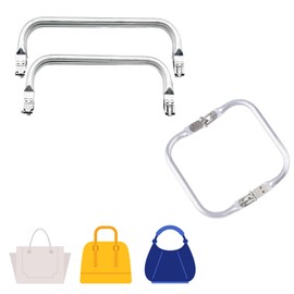 Exsbtay Pack of 3 Pocket Hangers, Bag Frame Clasps, Bag Frame Kiss, Aluminium Purse, Frame Handle for DIY Projects, Crafts, Purse Handle