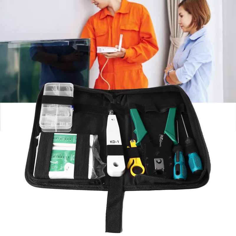 Network Tool Kit Installation Tools Set Household Tester Pliers Combination