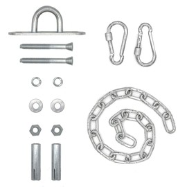 AMANKA 230 kg Hanging Chair Chain with Ceiling Hook - 50 cm Suspension for Punch Bag Swing Hammock