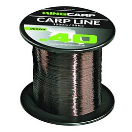 King CARP - 1200m Bulk Spools of Carp Mono of Extra Strong Monofilament Carp (1200m of 20lbs 0.40mm)