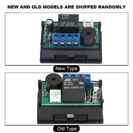 DC 12V Digital Temperature Controller Thermostat 12V Temperature Control Switch Simple Stage Thermostat Outlet Heating & Cooling Mode Outlet Thermostat with Sensor Digital Temperature Controller