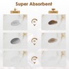 Arttown Coffee Mat for Countertops, Marble White Gold Dish Drying