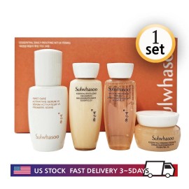 Sulwhasoo Essential  Daily Routine Kit (4 Items). Premium K-Beauty