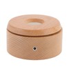 Wooden LED Display Base Rotatable Multi Mode Wood Light Display