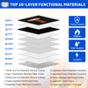6500°F Upgraded Fireproof Document Bag with Lock, Fire proof Money