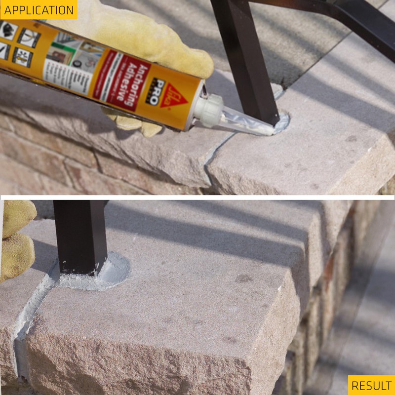 Sika AnchorFix®-1 High Strength Anchoring Adhesive, 10.1 fl oz, Gray