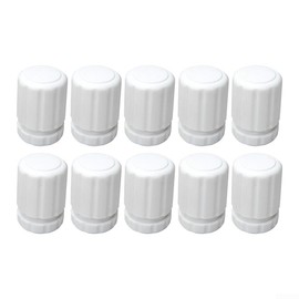 Pack of 10 Hand Wheel Switches Underfloor Heating Manifold Accessories M30 × 1.5 White Suitable for Radiator Automatic Thermostat Valve