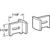 Prime-Line N 7015 Plastic Pocket Door Bottom Guide, 1-1/8 Inch,