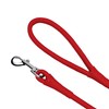 OOPSDOGGY Rolled Leather Dog Lead 6ft Heavy Duty Training Leash