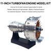 NEOLIAN 11-Inch Turbofan Engine Model Kit Realistic Jet Engine Model