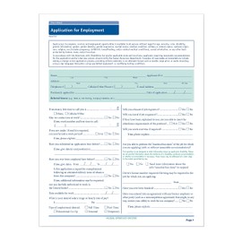 ComplyRight Illinois Job Application, Pack of 50 (A2179IL)