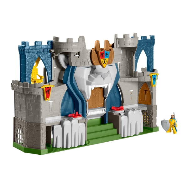 Fisher-Price Imaginext The Lion's Kingdom Castle Medieval-Themed Playset with Figures for Preschool Kids Ages 3 to 8 Years, Mixed, 0194735009640