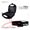Total Supplier Sandwichera Parrilla Panini Antiadherente Tostadora 2 Placas