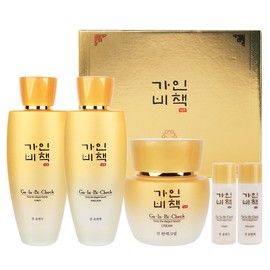 Gainbi Cheok Jin Women's 3-piece set (+ 30ml2 gift) / Ginseng cultured root exosome skin elasticity nutrition moisturizing / 가인비책 진 여성 3종세트(+증정 30ml2)  수삼배양근 엑소좀 피부탄력 영양보습
