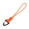 DraCra 3 Pack Paracord Keychain Lanyard Triangle Buckle Lock Clip