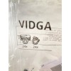 IKEA VIDGA Glider Curtain sliding Gliders and hooks 24 X