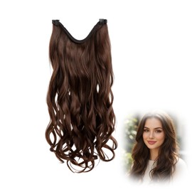 24in Hairline Band with Real Hair, Hair Extension for Hairstyles, Receding Hairline Band for Seamless Blending, Easy to Use