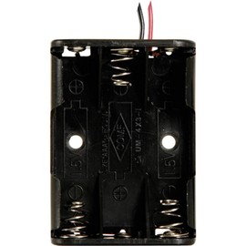 Velleman BH431A Battery Holder for 3 x AAA-Cell with Wires, 1 Grade to 12 Grade