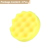 HARFINGTON 3pcs Buffing Sponge Pads 4" Polishing Wheel Waffle Finishing
