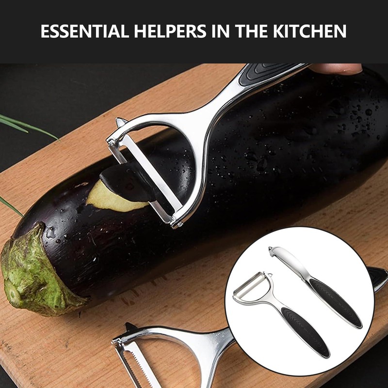 Vegetable Peeler, 2 Pcs Potato Peeler, Julienne Peeler, Zinc Alloy