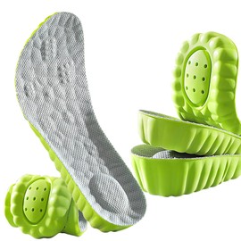 Height Increase Insoles Soft Memory Foam Shoe Insoles for Men and Women,Comfort Heel Lift Insoles,Breathable,Shock Absorption,Heel Cushion (Green 1.5CM, 7-9.5UK)