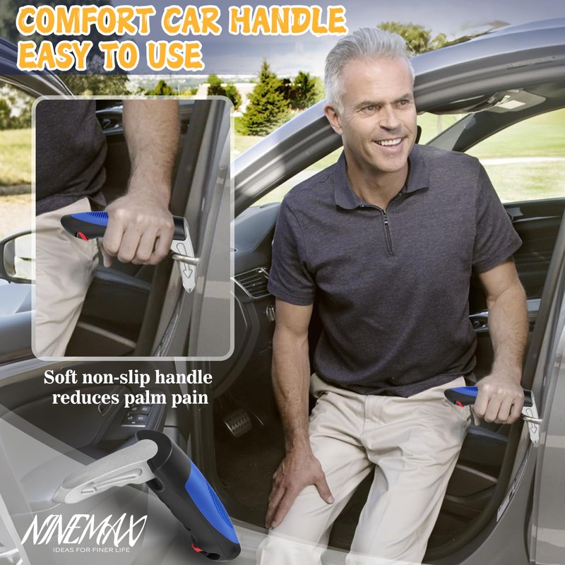NINEMAX Car Handle Mobility Aid Disabled Car Door Assist Handle