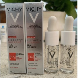 Vichy 2x Vichy Liftactiv Supreme HA H.A. Serum 1.5% Hyaluronic Acid .33oz/10mL ea NIB
