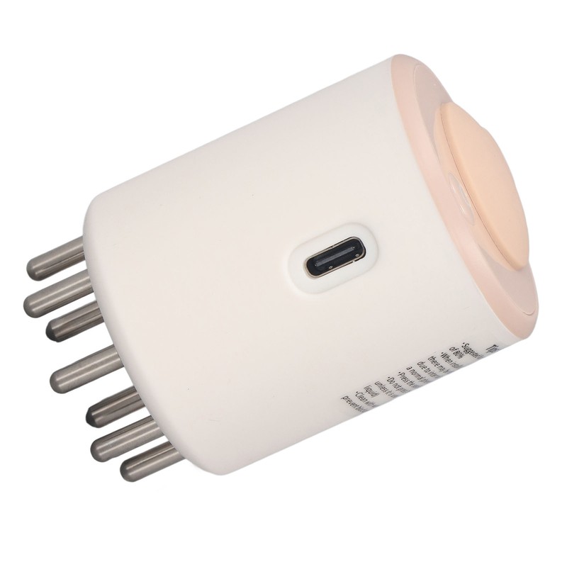 Electric Hair Massage Comb 15ml Capacity Vibration Scalp Applicator Comb