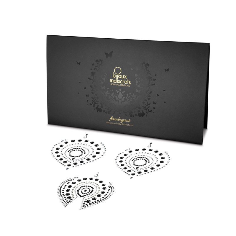 Bijoux Indiscrets - Flamboyant - aufklebbarer Koerperschmuck (Brust und Intimbereich)