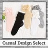 LEX STANDARD PS035 Socks, Casual, Lace, Frill, Popular, Women's Socks,