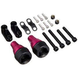 Kijima YZF-R25/YZF-R3 YAMAHA 405-3102 Motorcycle Parts Body Slider, Pink